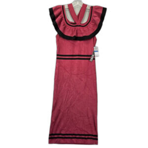XOXO Purple Knit Maxi Dress NEW Sleeveless Pencil Ruffled Halter Neck Women's XL